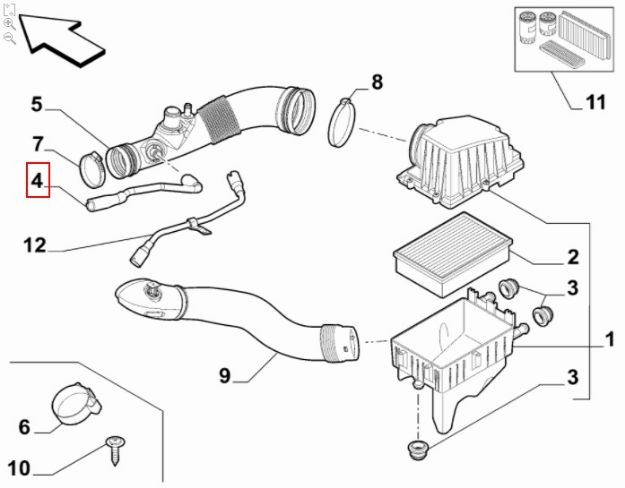 Afbeeldingen van ALFA MITO 1.4 TB 120/ 155 PK, SLANG ORIGINEEL