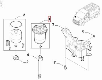 Afbeeldingen van BRANDSTOFFILTERHUIS TALENTO